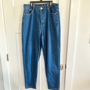 Pretty Little Thing Blue Mom Jeans